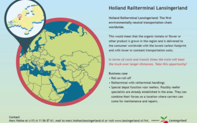 Holland Railterminal flyer Gemeente Lansingerland