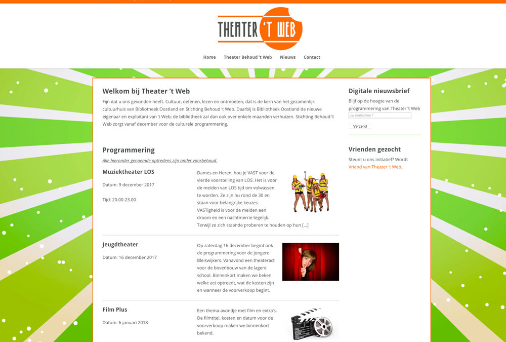 Website theater ’t Web